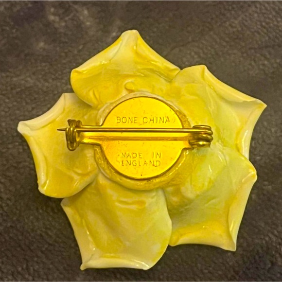 Set of 5 VTG Royal Adderley and Staffordshire-style Bone China Women’s Pins - Picture 8 of 10